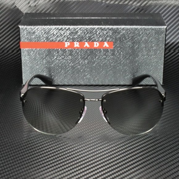 Prada Men's Gunmetal Grey Gradient Sunglasses! - Picture 2 of 4